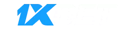 1xBet white logo for site footer